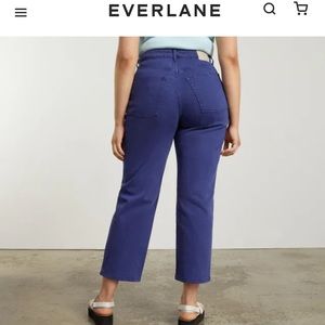 Everlane high waist curvy purple jean